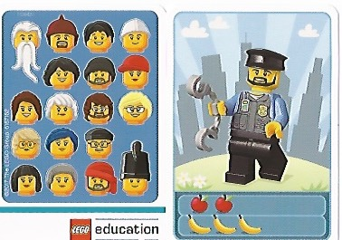 Community Set 45022 Game Card 02 - Policeman