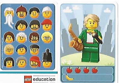 Community Set 45022 Game Card 10 - Saxophone Player