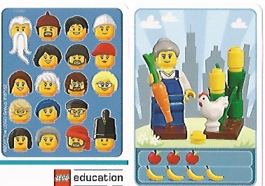 Community Set 45022 Game Card 11 - Farmer Woman