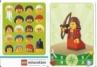 Education Set 45023 Game Card 12 - Archer