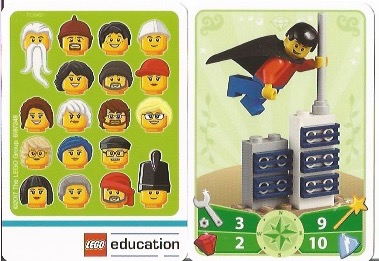 Education Set 45023 Game Card 20 - Super Hero