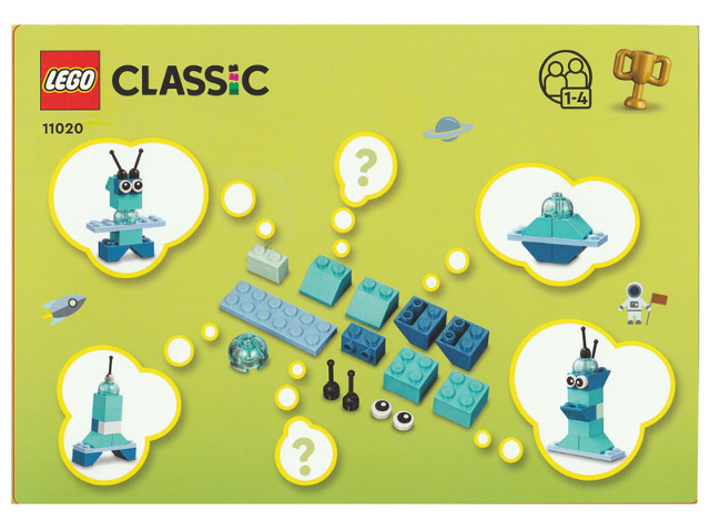 Play Challenge Card for Set 11020 - Aliens and Spaceships / Buildings