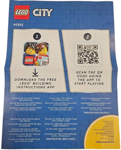 Flyer 2022 Set 60353 Insert - Building App Link and Instructions (International Version)