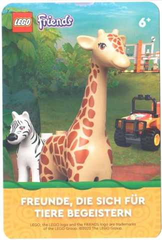 Card, Promotional Friends - Freunde, Die Sich Für Tiere Begeistern (German)