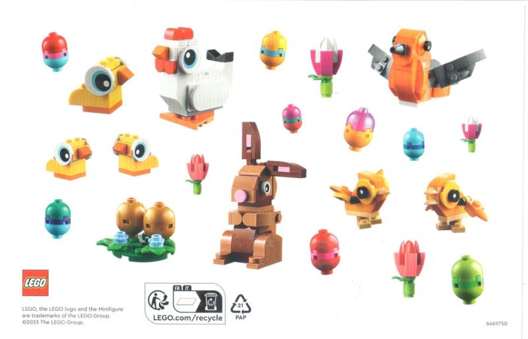 Sticker Sheet, Easter