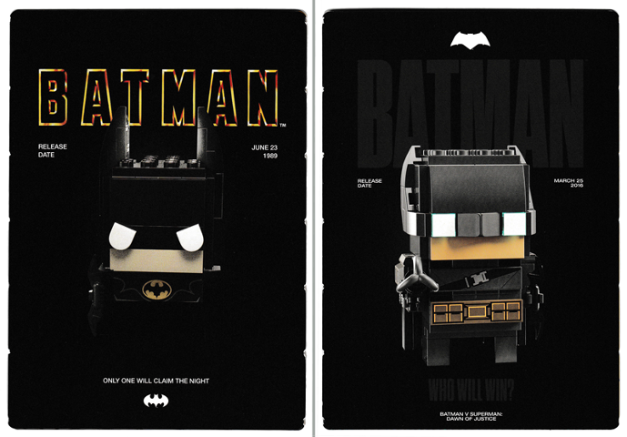 Set 40726 - Poster 3 - Batman (1989) and Batman v. Superman