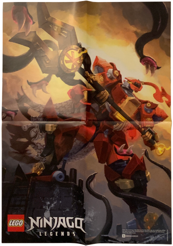 Ninjago Poster 2025 - The Fire Knight Mech