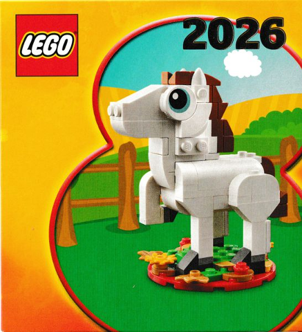 Envelope, Cardboard, 2026 Year of the Horse - Set 40779