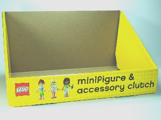 Display Shelf Stand for Friends Minifigures and Accessory Clutch Storage Cases