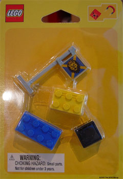 Magnet Set, Knights Kingdom Lion Flag blister pack