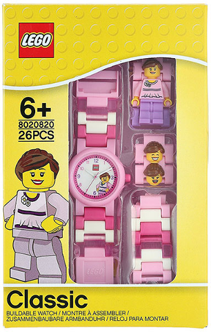 Watch Set, Classic, Pink