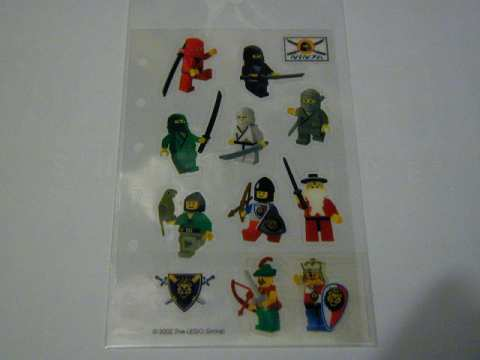 Sticker Sheet, Minifigures Sheet, Castle Ninja