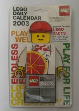 Calendar, 2003 LEGO Daily Calendar - Chef
