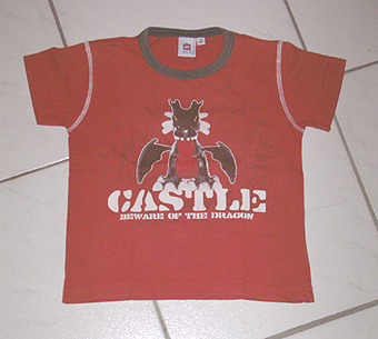 T-Shirt, Duplo Castle Beware of the Dragon Children's