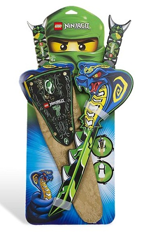 Sword, NINJAGO Sword with Skales Snake Pattern with Sheath