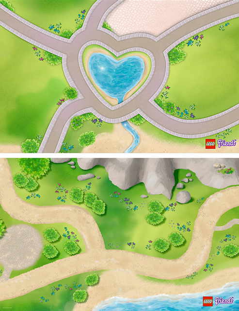 Playmat, Friends Heartlake City
