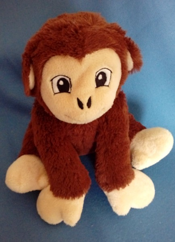 Monkey Plush - Lime Brick on Paw