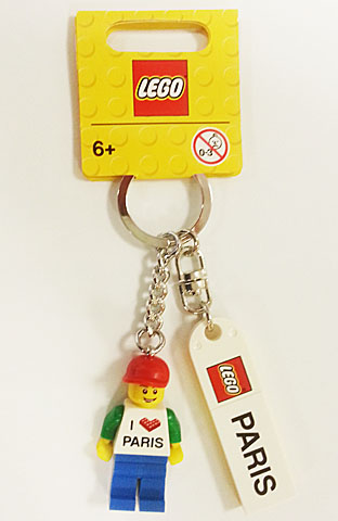 I Brick Paris Minifigure Key Chain, Lego Store So-Ouest, Levallois-Perret, France