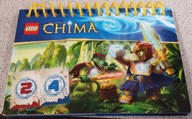 LEGENDS OF CHIMA Score Pad