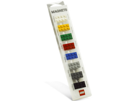 Magnet Set, Bricks, Classic Medium 2 blister pack