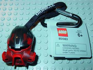 Bionicle Key Chain Mask Kiril with Black Top (Dume)