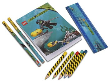 Stationery Set, Aqua Raiders