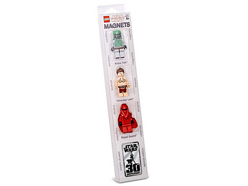 Magnet Set, Minifigures SW (3) Special Edition 1 - Boba Fett, Leia, Royal Guard blister pack