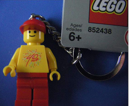 Minifigure Male 40 Years Legoland Billund Key Chain