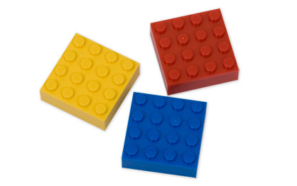 Magnet Set, Bricks 4 x 4 Small (3)