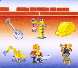 DUPLO Picture Lottery Game Board, Construction