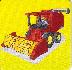 DUPLO Picture Lottery Game Card, Farm - Combine Harvester