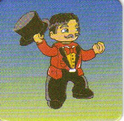 DUPLO Picture Lottery Game Card, Circus - Ringmaster