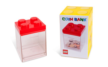 Coin Bank, 4 Studs on Top