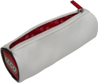 Pencil Case, Lego Logo Pattern on End