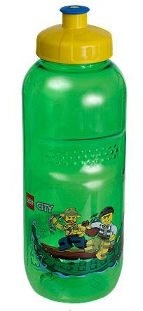 Drink Bottle Swamp Police Pattern