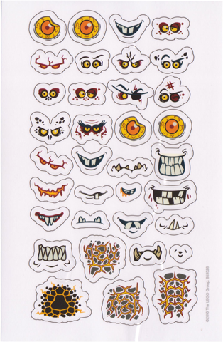 Sticker Sheet, Nexo Knights Monsters Sketch Book - Sheet 1
