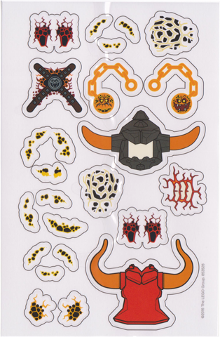 Sticker Sheet, Nexo Knights Monsters Sketch Book - Sheet 2