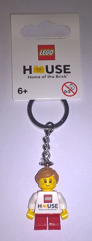 LEGO House Girl Key Chain