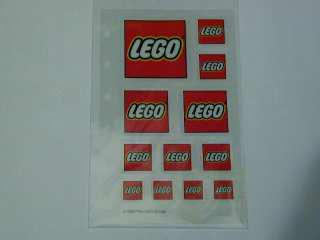 Sticker Sheet, Lego Logo Sheet