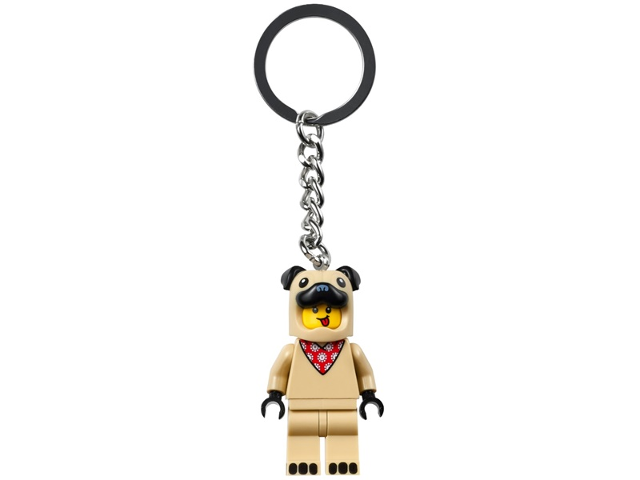 French Bull Dog Guy Key Chain