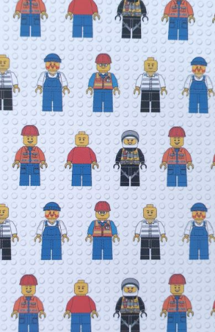 Bedding, Fleece Blanket Polyester (100 x 150 cm) - City Minifigures