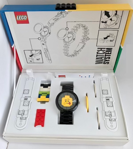 Watch Set, Classic Adult's Happiness - Black / Yellow