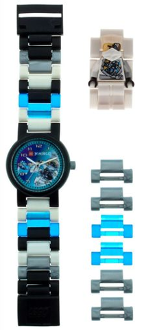 Watch Set, NINJAGO Zane (Rebooted, Techno Robe with Battle Damage)