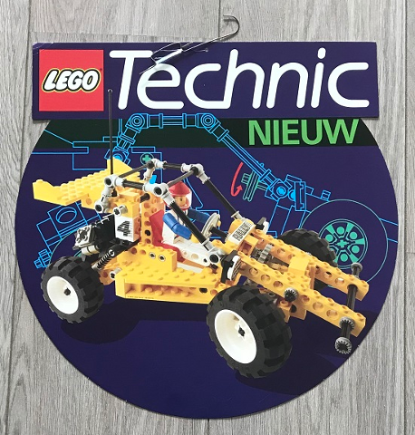 Display Sign Hanging, Technic Sets 8850 and 8840, Double-Sided