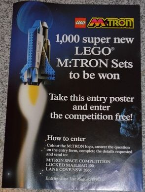 Competition Form for Winning M:Tron Sets (921604-AUS)