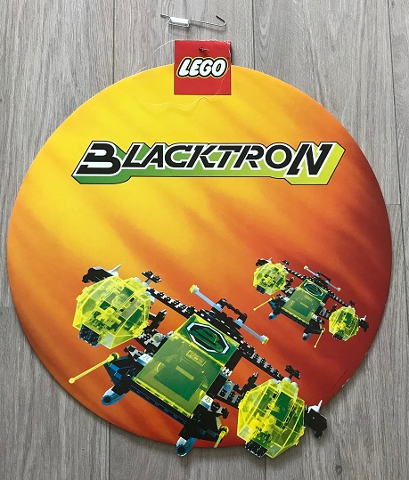 Display Sign Hanging, Blacktron II 6981 Aerial Intruder