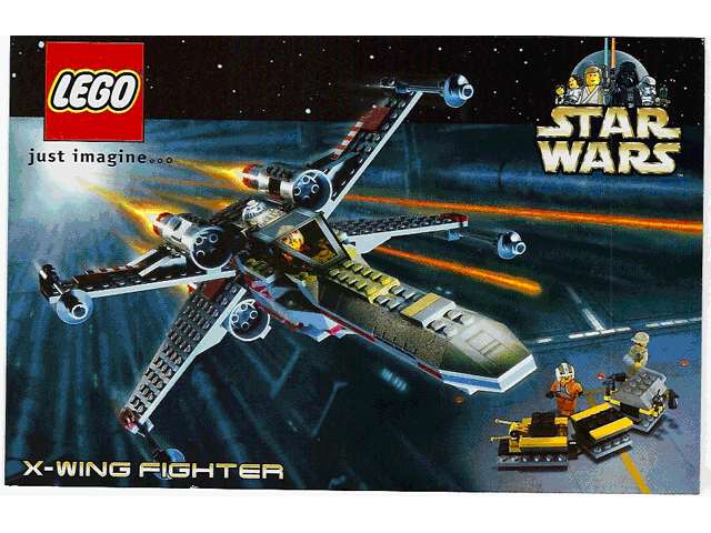 Postcard - Star Wars Set 7140 / 7142 X-wing Fighter