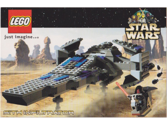 Postcard - Star Wars Set 7151 Sith Infiltrator