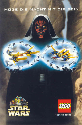 Postcard - Star Wars Möge die Macht mit Dir sein - Darth Maul