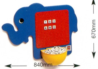Playpoint Elephant Wall Board